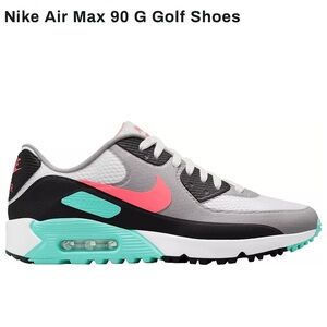 Nike White and Black Sneakers with Air Max Cushioning